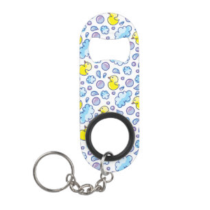 wash pattern keychain bottle opener