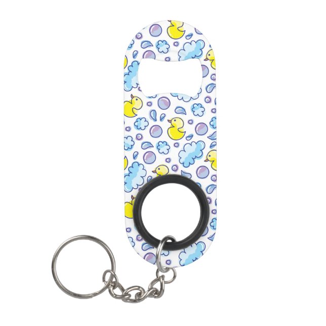 wash pattern keychain bottle opener (Front)