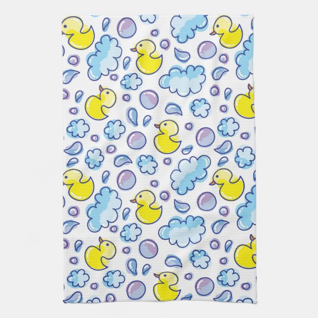 wash pattern kitchen towel (Vertical)