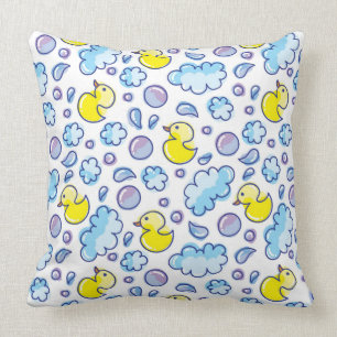 wash pattern throw pillow
