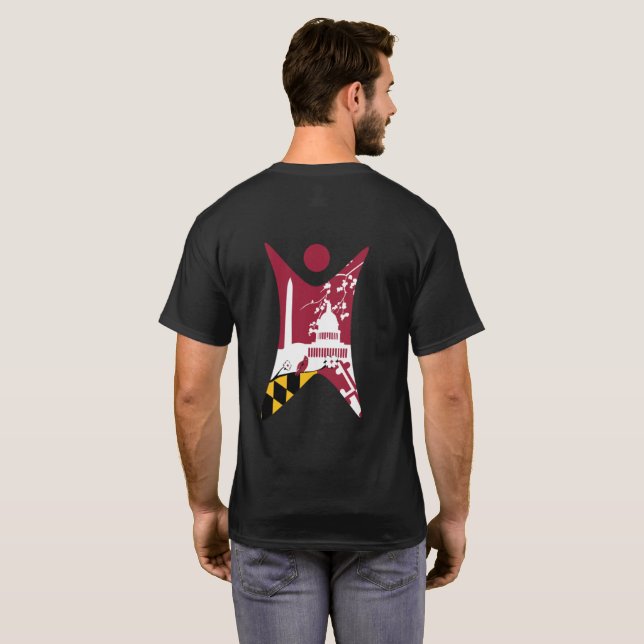 WASH SEVASH white logo T-Shirt (Back Full)