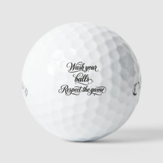 Wash Your Balls Golf Balls - Funny Callaway Gift