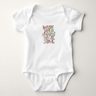 Wash Your Hands and Your Soul Baby Bodysuit