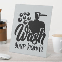 Wash Your Hands Bathroom Hygiene Reminder
