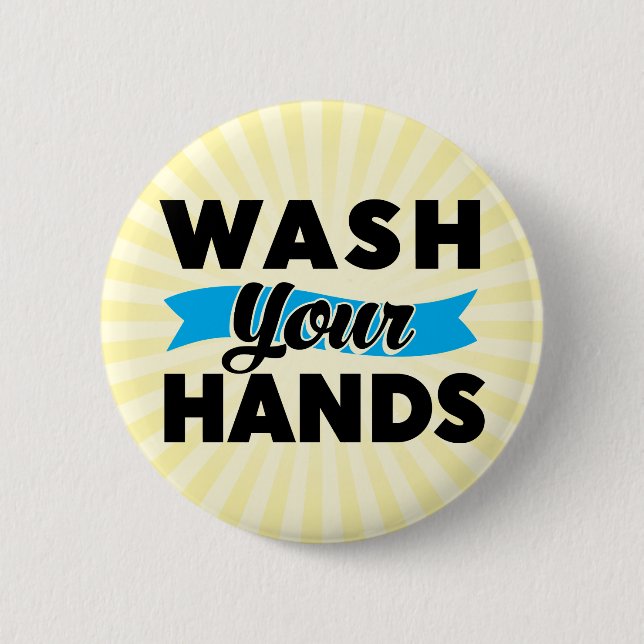 Wash Your Hands Button (Front)