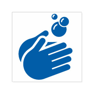 Wash Your Hands - Hand Washing Coronavirus & Flu Self-inking Stamp