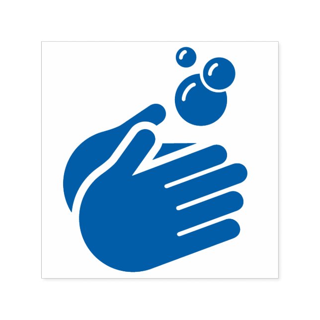 Wash Your Hands - Hand Washing Coronavirus & Flu Self-inking Stamp (Design)