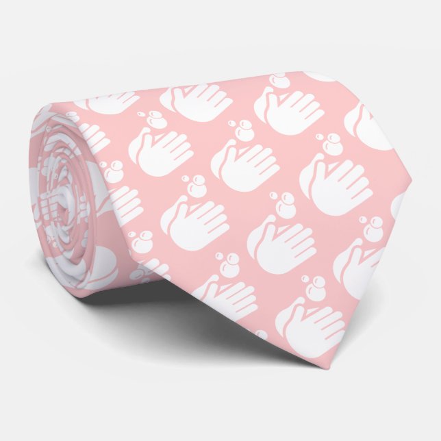 Wash Your Hands - Hand Washing Docor Nurse & Flu Tie (Rolled)