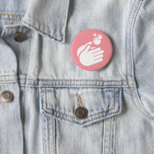 Wash Your Hands - Hand Washing Virus & Flu Doctor 2 Inch Round Button