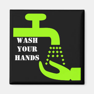 Wash Your Hands Magnet