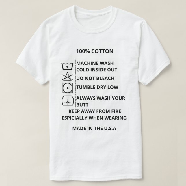 wash yours T-Shirt (Design Front)