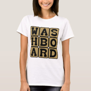 Washboard, Washing Tool or Abs T-Shirt