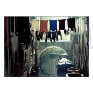 Washday in Venice Italy