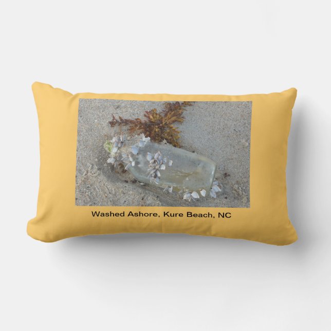 Washed Ashore - Kure Beach Lumbar Pillow (Front)