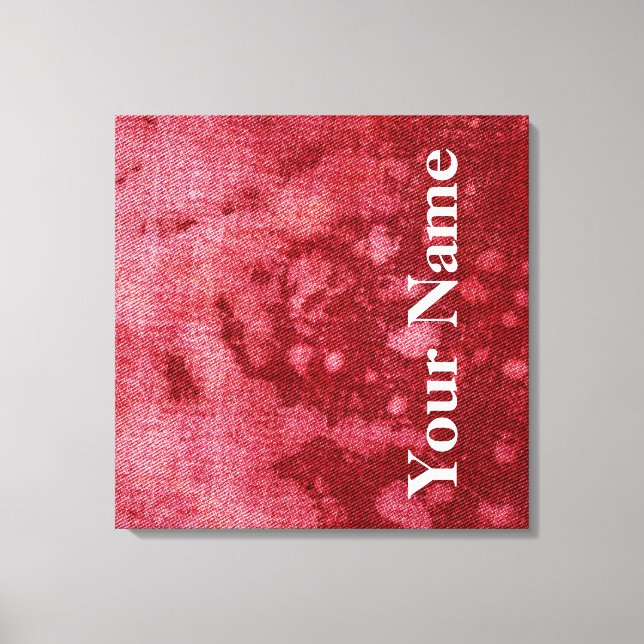 Washed Denim Design #10 at Emporio Moffa Canvas Print (Front)