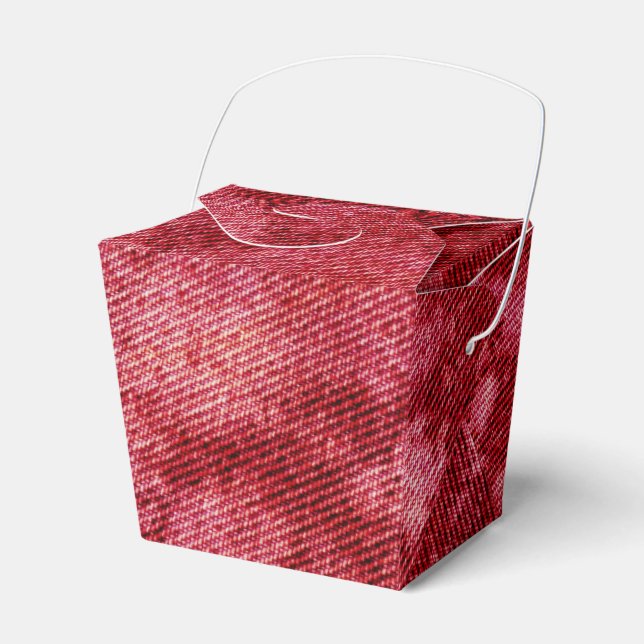 Washed Denim Design #10 @ Emporio Moffa Favor Box (Front Side)