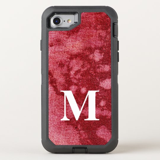 Washed Denim Design #10 @ Emporio Moffa OtterBox Defender iPhone 8/7 Case