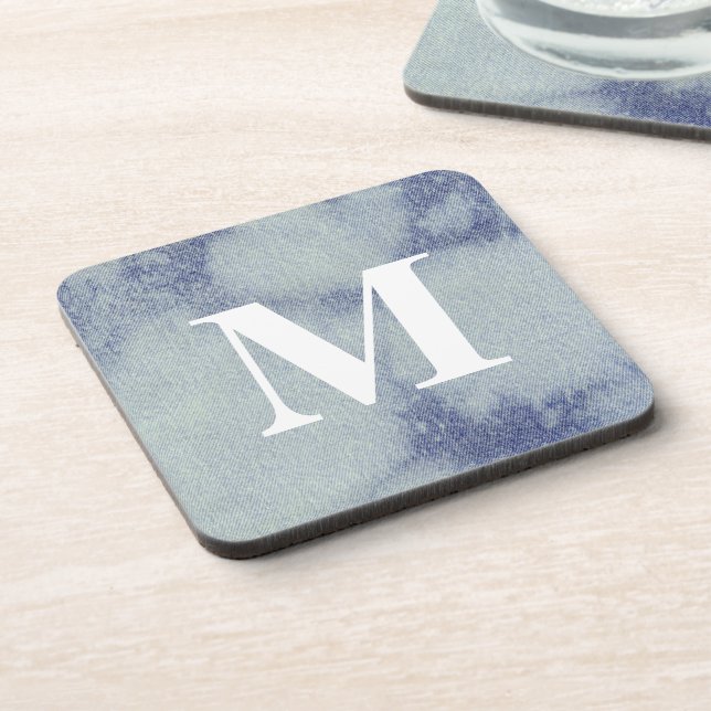 Washed Denim Design #1 @ Emporio Moffa Coaster (Left Side)