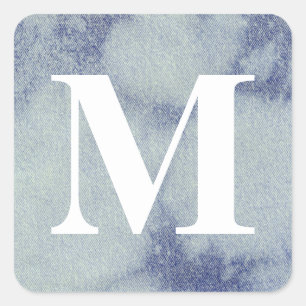 Washed Denim Design #1 @ Emporio Moffa Square Sticker