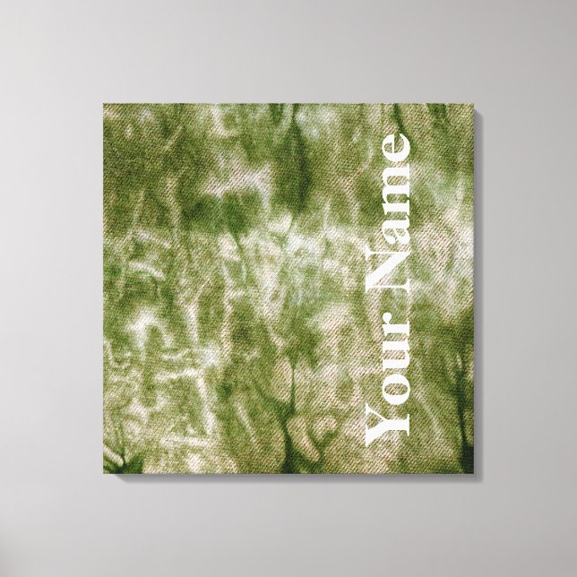 Washed Denim Design #3 at Emporio Moffa Canvas Print (Front)