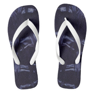 Washed Denim Design #8 @ Emporio Moffa Flip Flops
