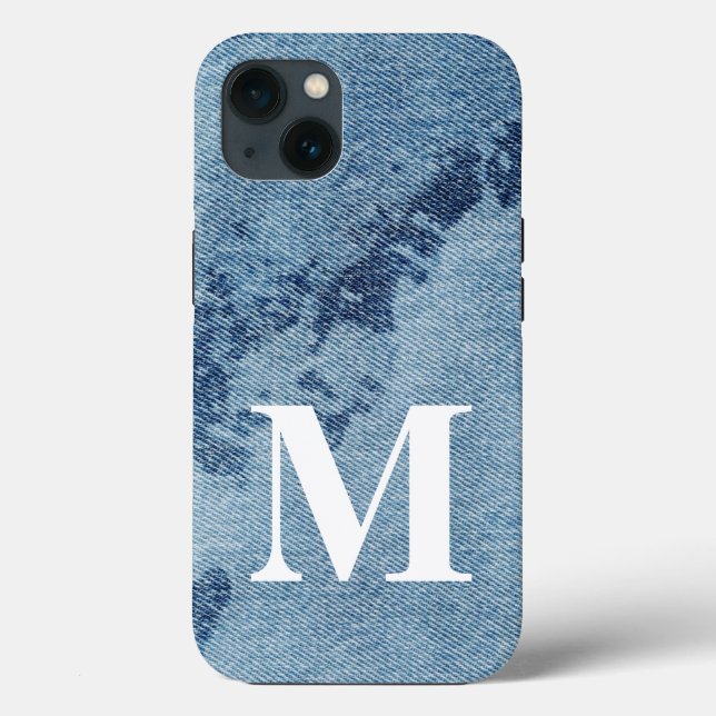 Washed Denim Design #9 @ Emporio Moffa Case-Mate iPhone Case (Back)
