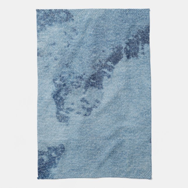 Washed Denim Design #9 @ Emporio Moffa Kitchen Towel (Vertical)