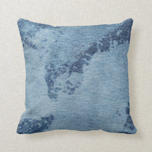 Washed Denim Design #9 @ Emporio Moffa Throw Pillow