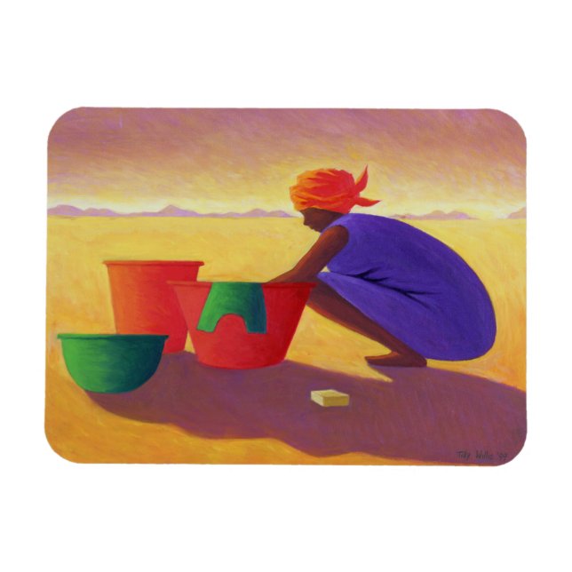 Washer Woman 1999 Magnet (Horizontal)