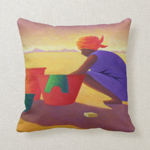 Washer Woman 1999 Throw Pillow