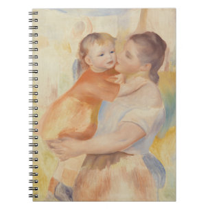 Washerwoman and Child (1886) Pierre-Auguste Renoir Notebook