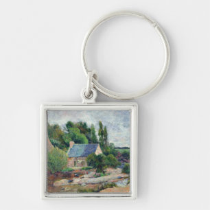 Washerwomen at Pont-Aven, 1886 Keychain