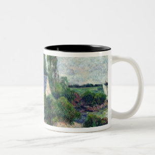 Washerwomen at Pont-Aven, 1886 Two-Tone Coffee Mug