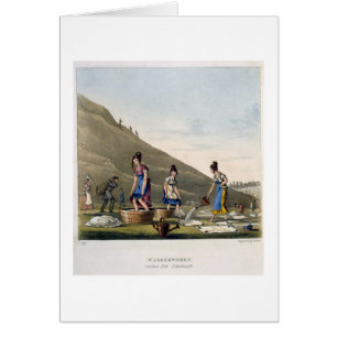 Washerwomen, Calton Hill, Edinburgh, from 'Airy No