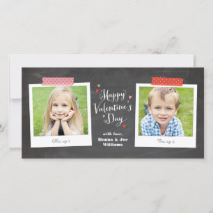 Washi Tape and Chalkboard Photo Card