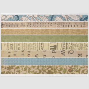 Washi Tape Furniture Decoupage Paper
