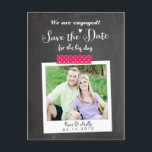 Washi Taped Save the Date Postcard<br><div class="desc">�2birdstone 2013 | Photography � Shanna Russell Photography 2013</div>