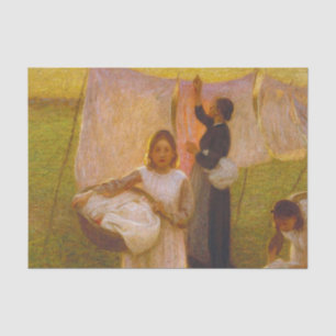Washing Day by Edward Stott Tissue Paper