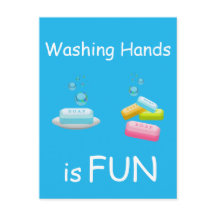 Washing Hands is FUN Corona Virus Safety Cute
