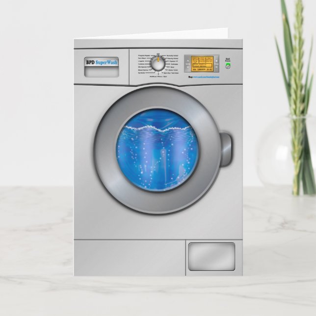 Washing Machine Card (Front)