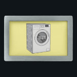 Washing machine cartoon illustration  belt buckle<br><div class="desc">Washing machine cartoon illustration</div>