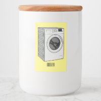 Washing machine cartoon illustration 