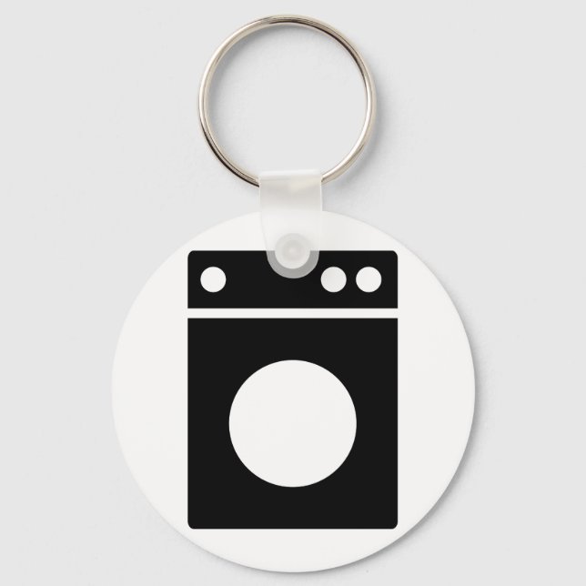 washing machine icon keychain (Front)