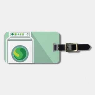 Washing Machine Laundry Room Luggage Tag