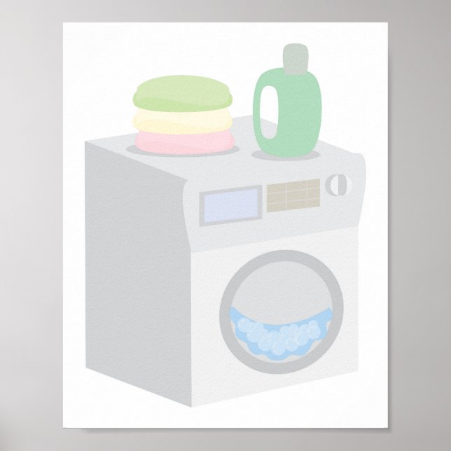 Washing Machine Poster (Front)
