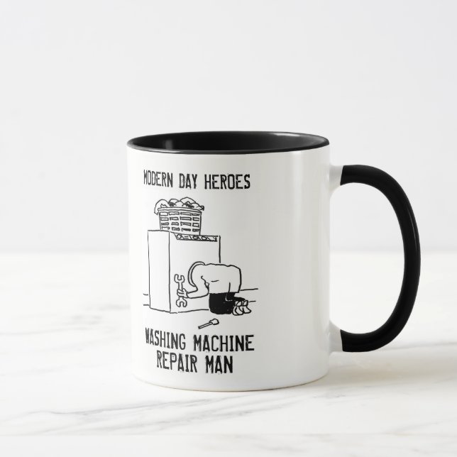 Washing Machine Repair Man Mug (Right)