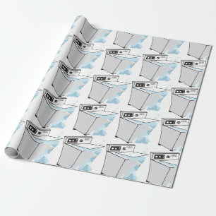 Washing Machine Wrapping Paper