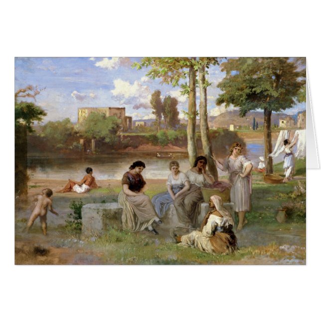 Washing on the Tiber, 1864 (Front Horizontal)