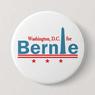 Washingon, D.C. for Bernie 3 Inch Round Button