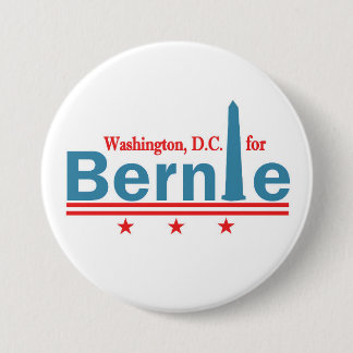 Washingon, D.C. for Bernie 3 Inch Round Button